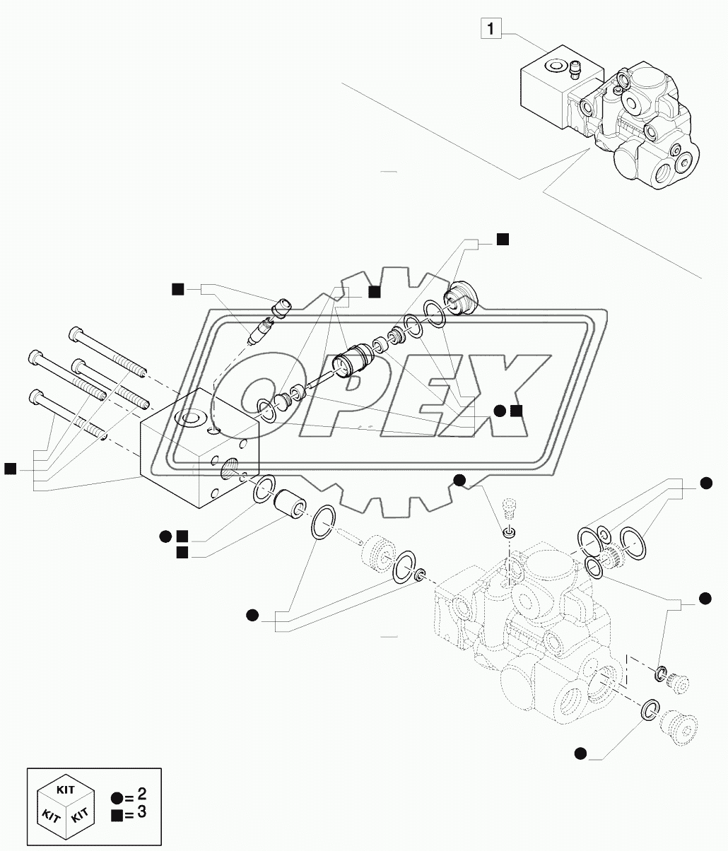 TRAILER BRAKE VALVE (ITALY) - BREAKDOWN