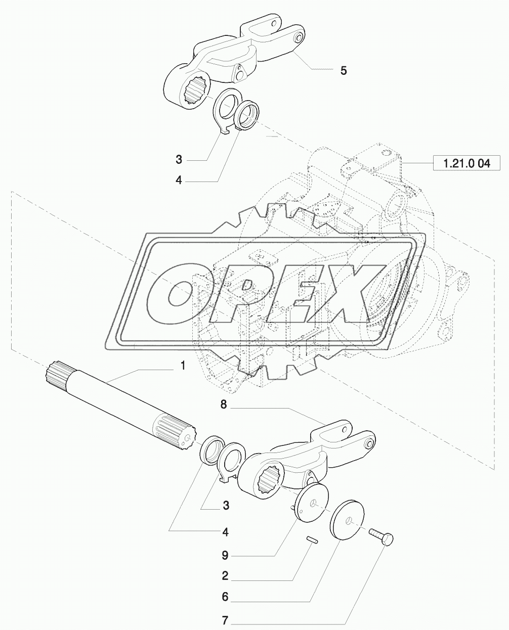 LIFTER, ROCK SHAFT AND ASSOCIATES