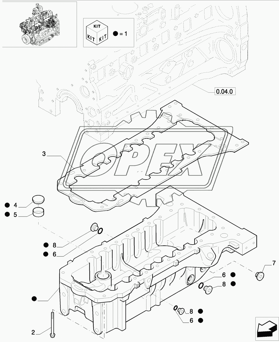 ENGINE OIL SUMP