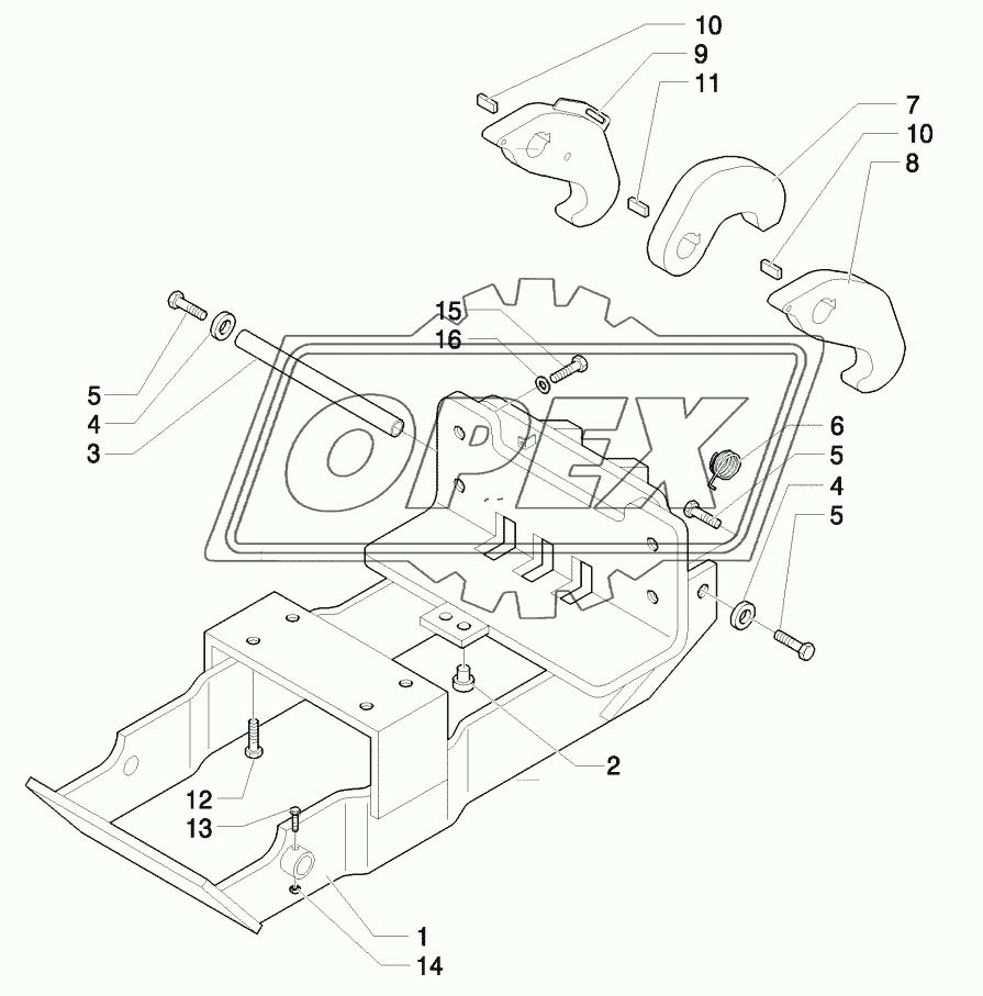 HYDRAULIC AUTO PICK-UP HITCH WITH DRAWBAR 1