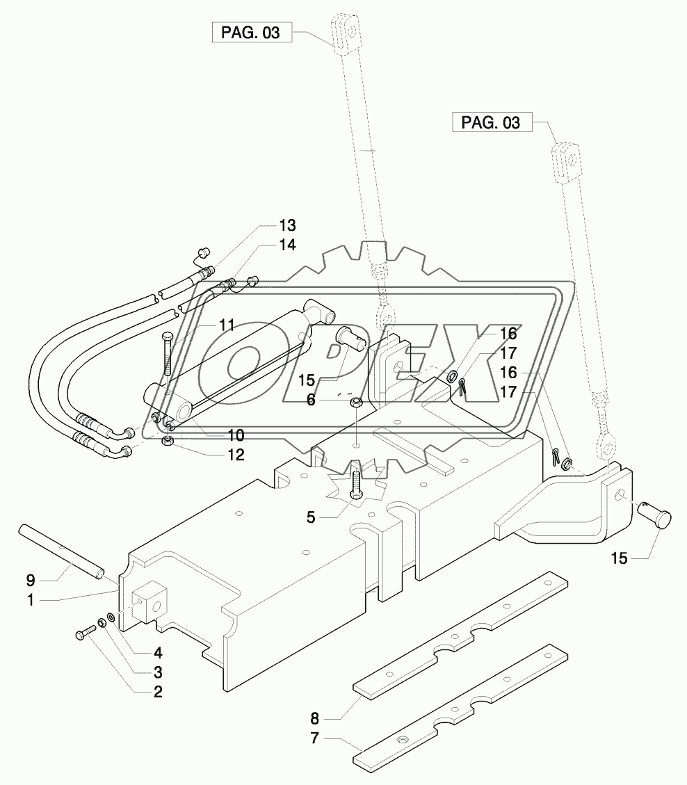 HYDRAULIC AUTO PICK-UP HITCH WITH DRAWBAR 2