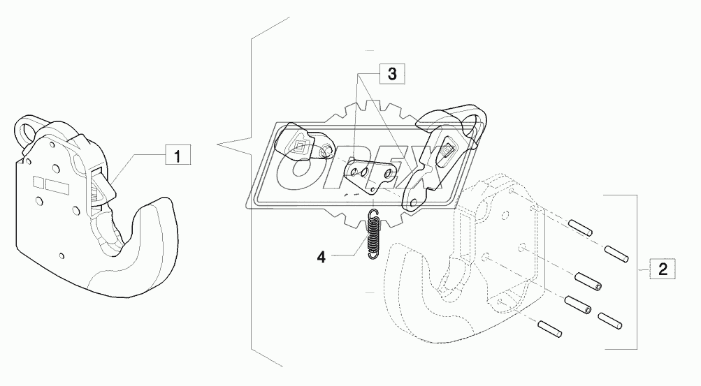 A END ASSEMBLY - BREAKDOWN