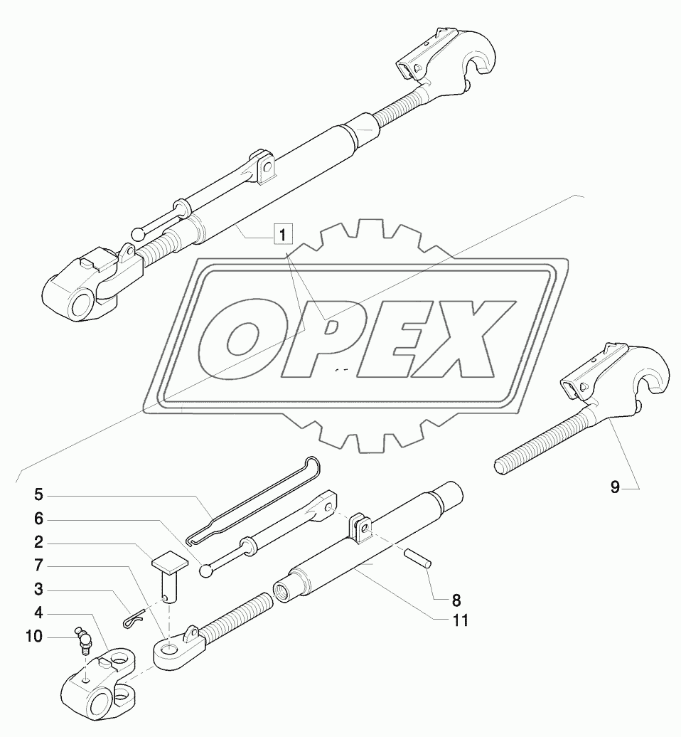 B TOP LINK ASSEMBLY BREAKDOWN CBM