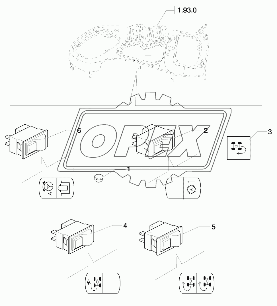 SWITCH AND RELATED PARTS 1