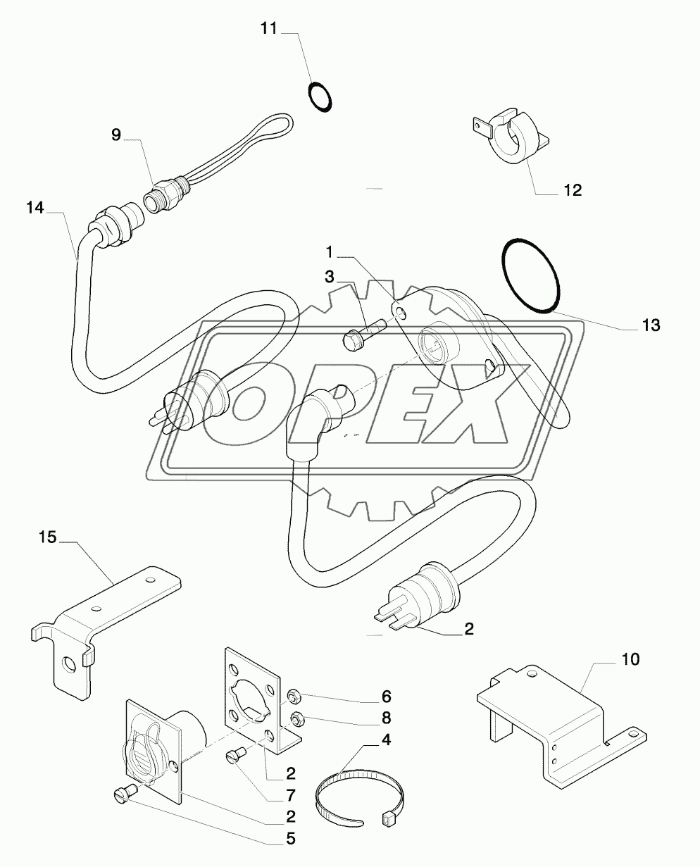 ENGINE BLOCK AND TRANSMISSION HEATER, 120 V