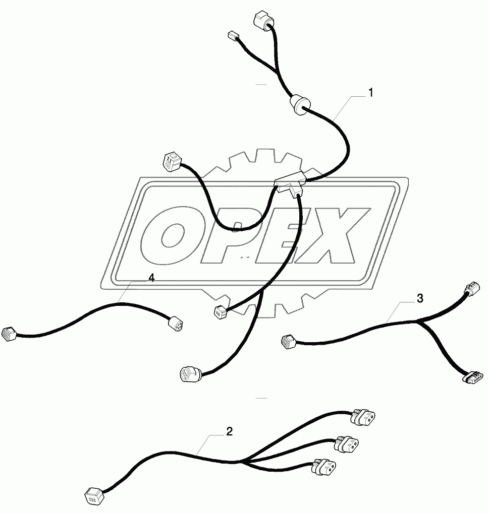 AUTO GUIDANCE STEERING SYSTEM - CABLES