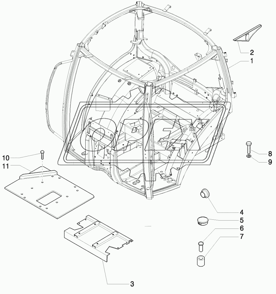 CAB FRAME