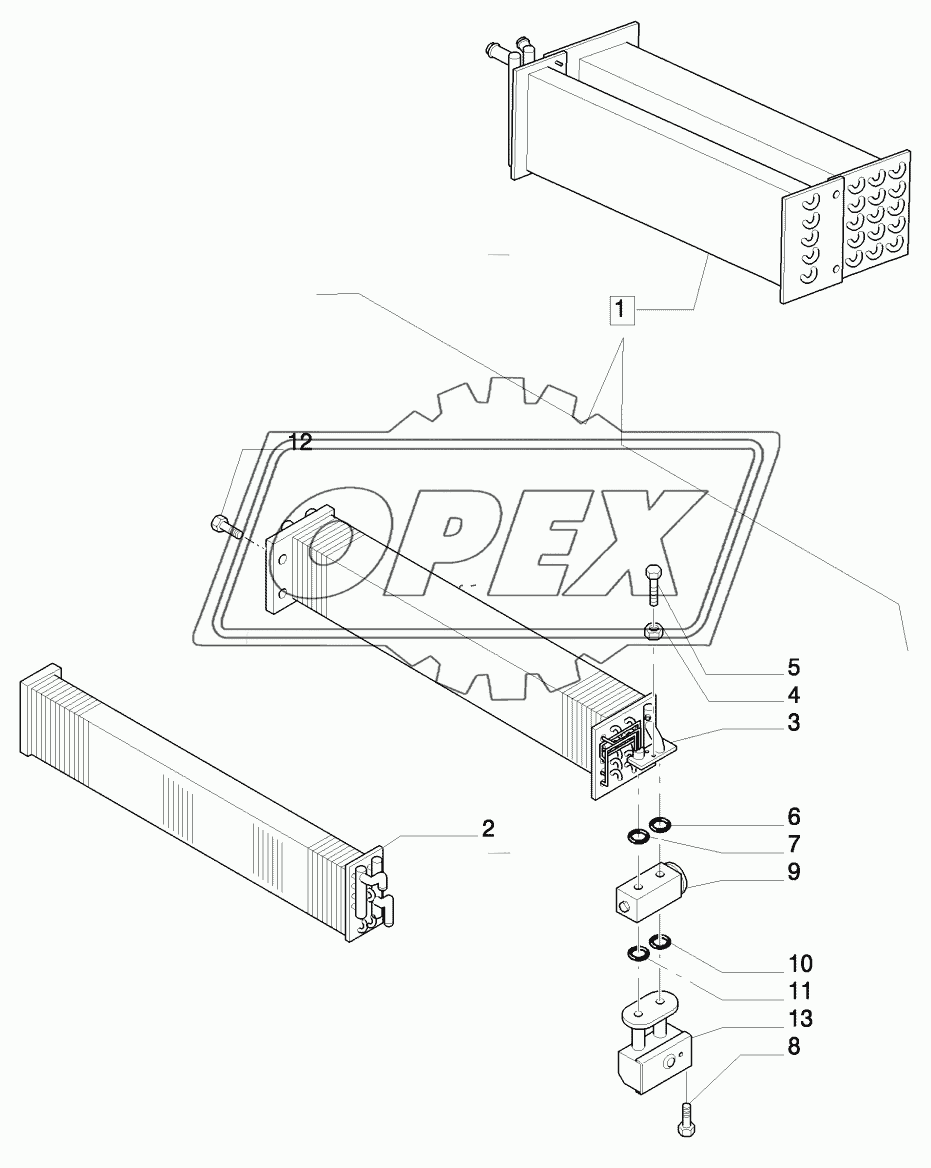 AUTOMATIC CLIMATE CONTROL - EVAPORATOR - BREAKDOWN - D5488