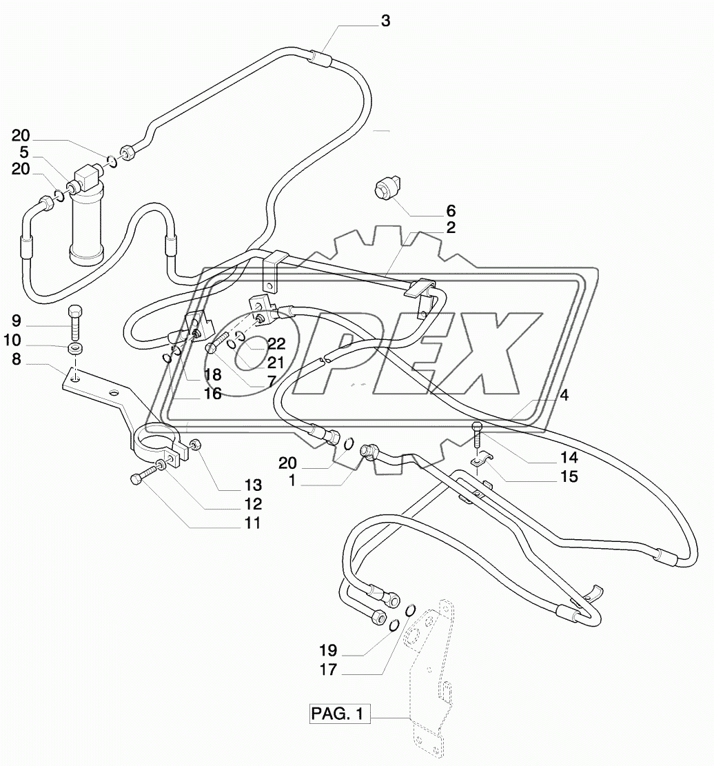 AIR CONDITIONING SYSTEM PIPES - D5549