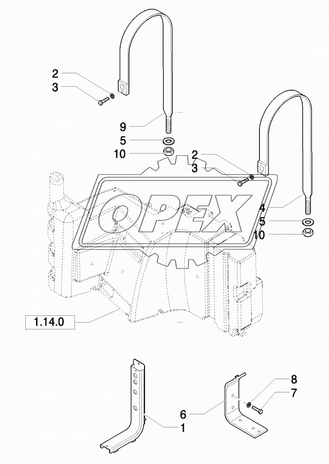 MAIN FUEL TANK SUPPORT