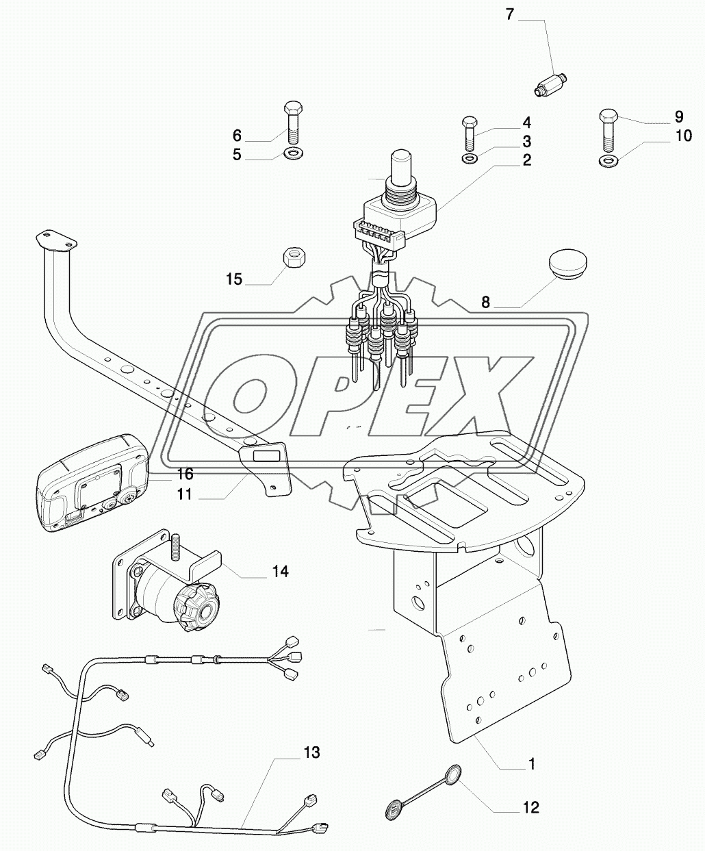 VIRTUAL TERMINAL (SWCD) MOUNTED ON IMPLEMENT BRACKET