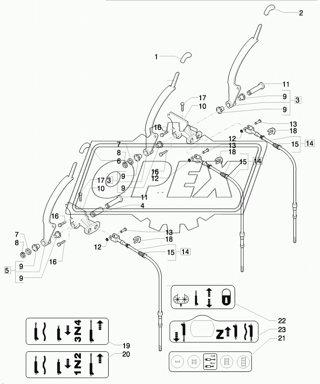 REAR CONTROL VALVES - CONTROL VALVE CONTROL