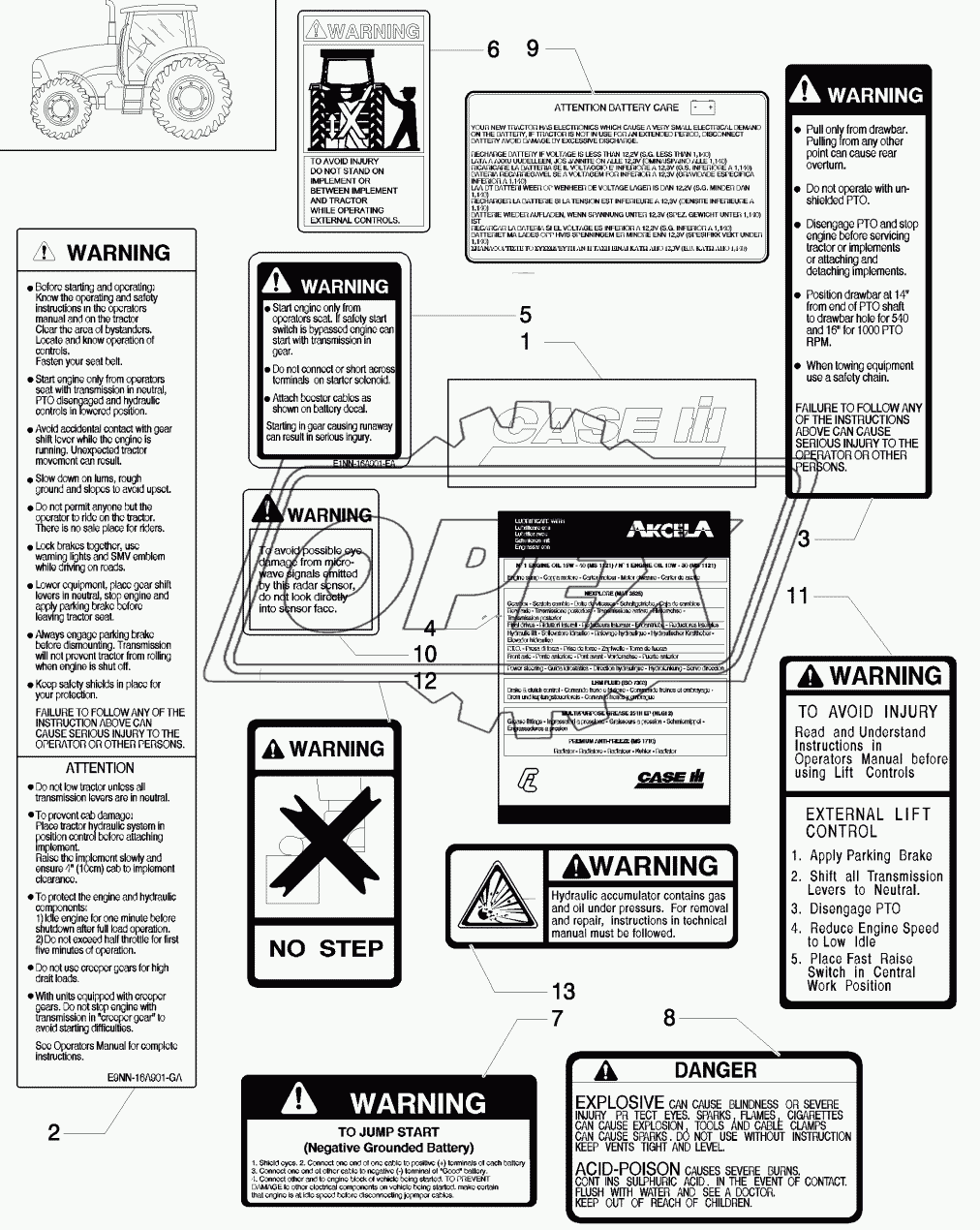 NORTH AMERICA VERSION - DECALS 1