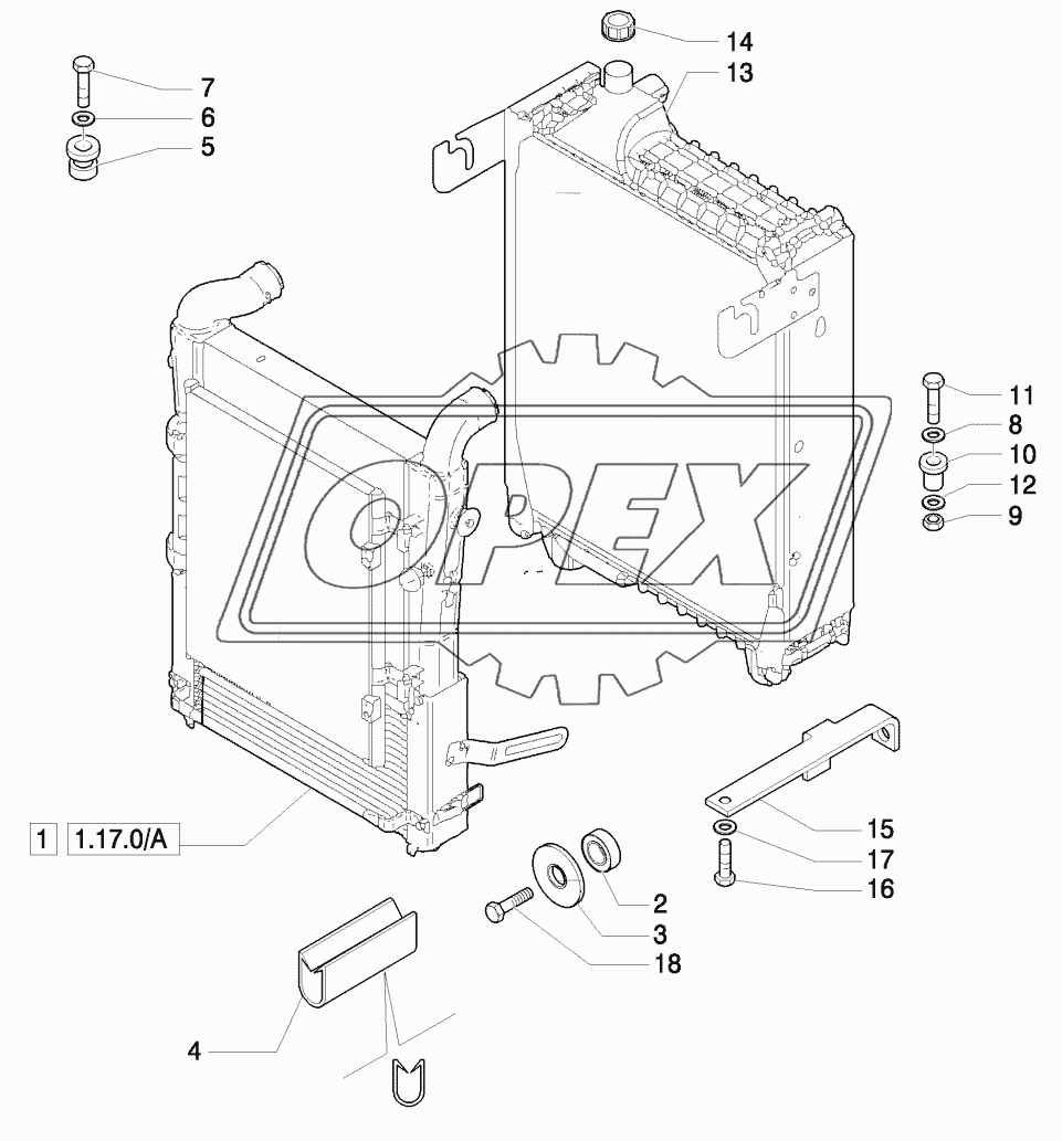 RADIATOR & RELATED PARTS - C5549