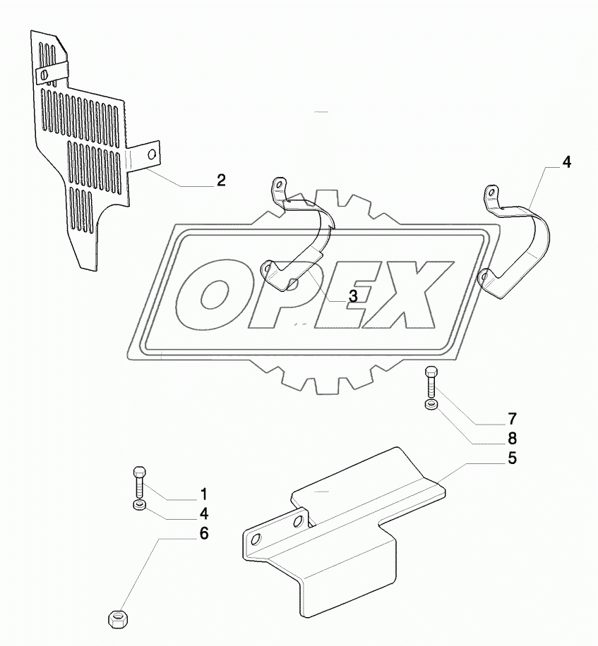 AIRBRAKE GUARDS FOR FRONT SUSPENSION AXLES