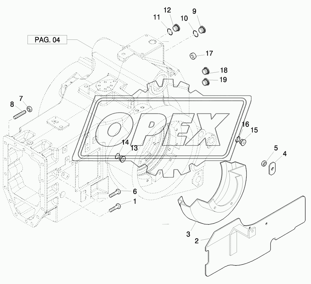 CENTRAL HOUSING / TRANSMISSION BOX 3