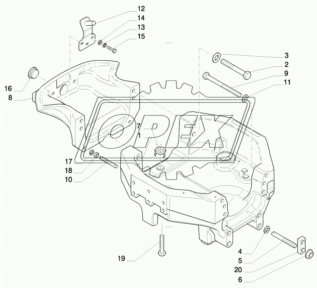 FRONT AXLE SUPPORT (4WD)