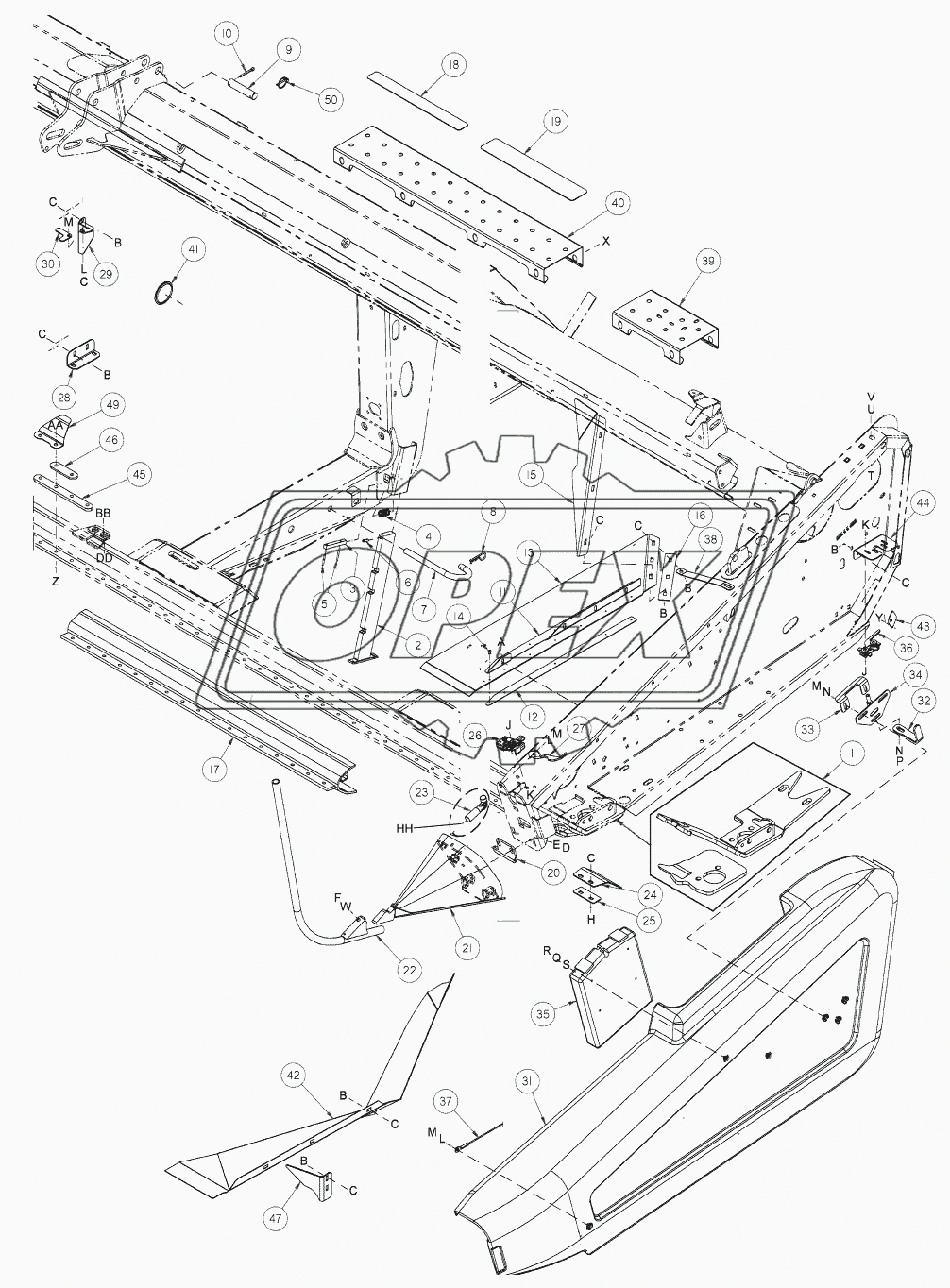 FRAME AND COMPONENTS