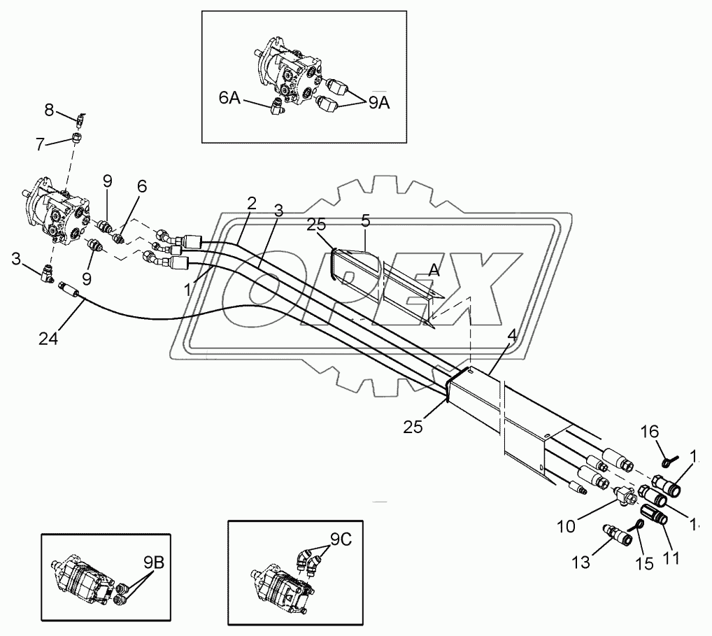 KNIFE DRIVE HYDRAULICS