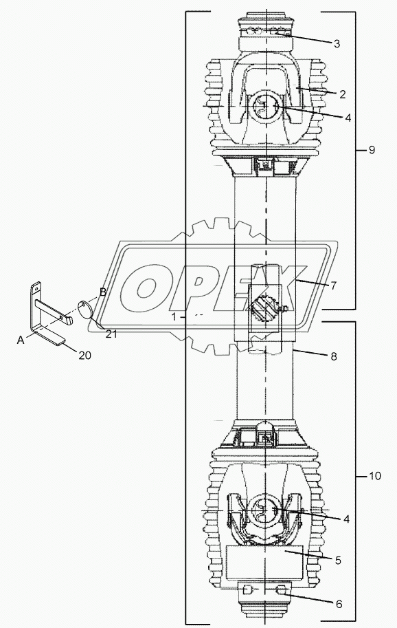 ADAPTER INPUT DRIVELINE