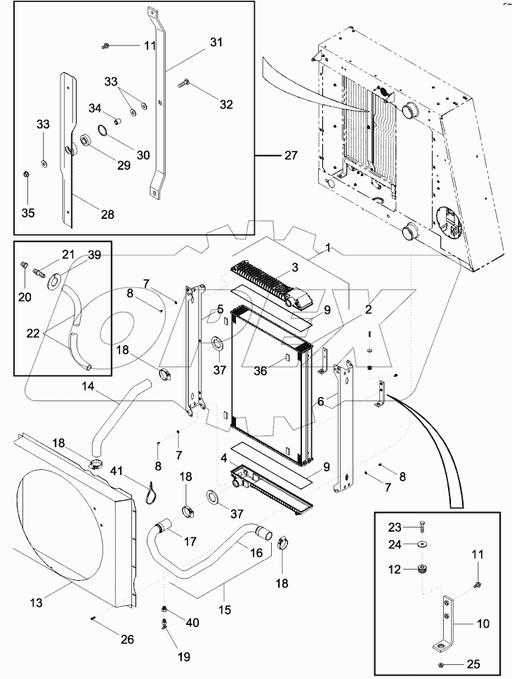 RADIATOR - FAN SHROUD