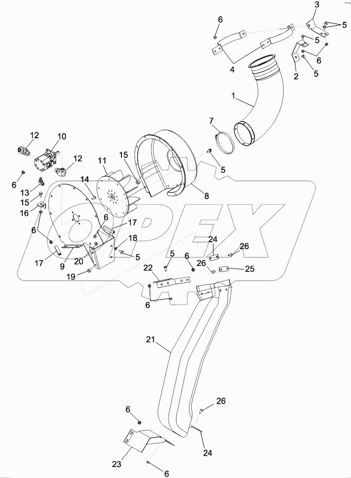 ROTARY AIR SCREEN VACUUM SYSTEM