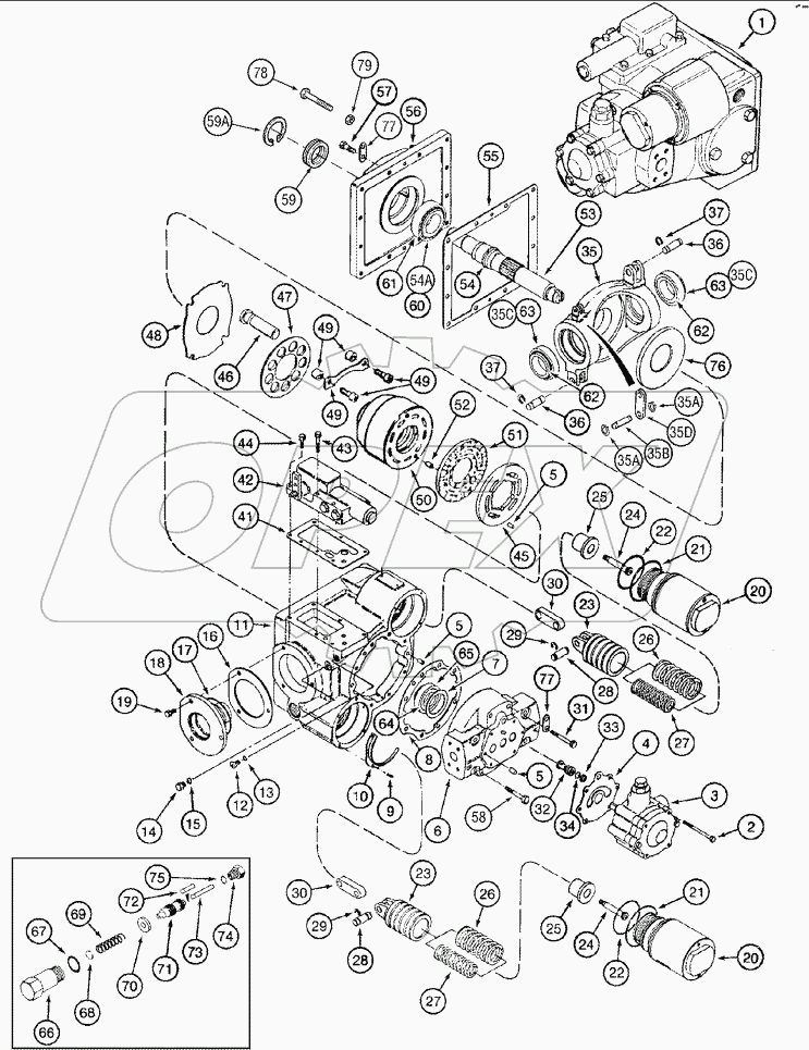 PUMP ASSY - HYDROSTATIC