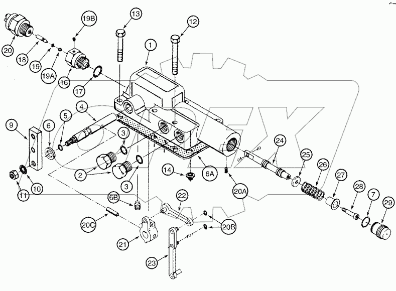 PUMP ASSY - HYDROSTATIC - CONTROL VALVE