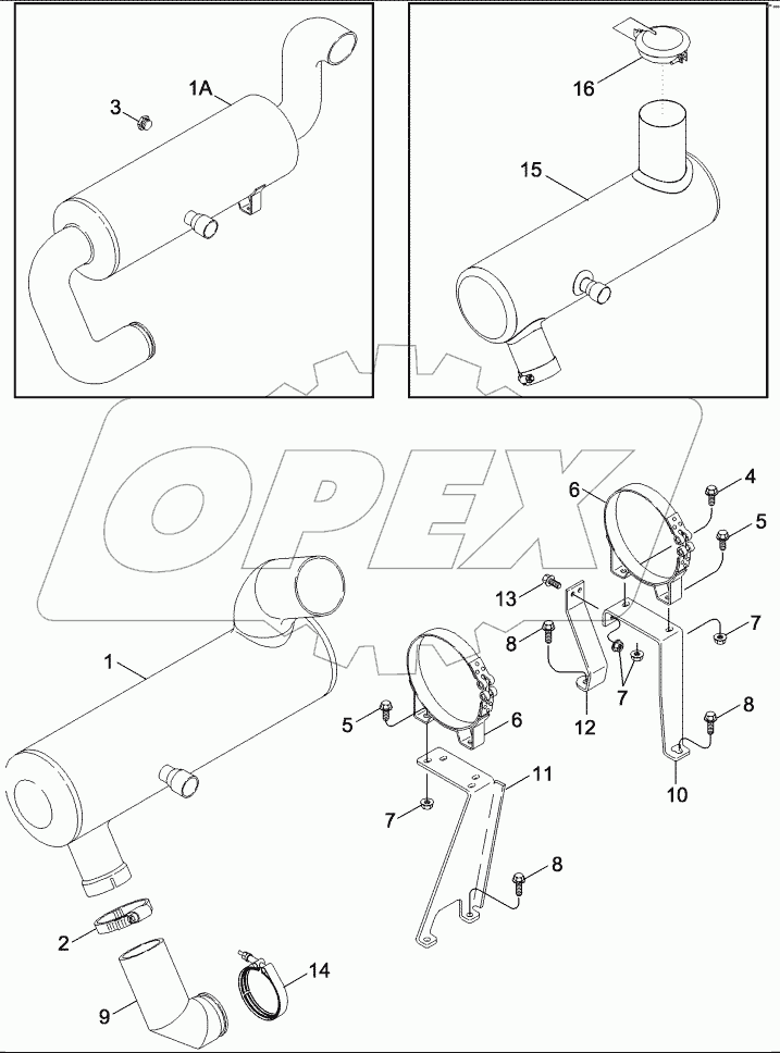 EXHAUST SYSTEM - MUFFLER