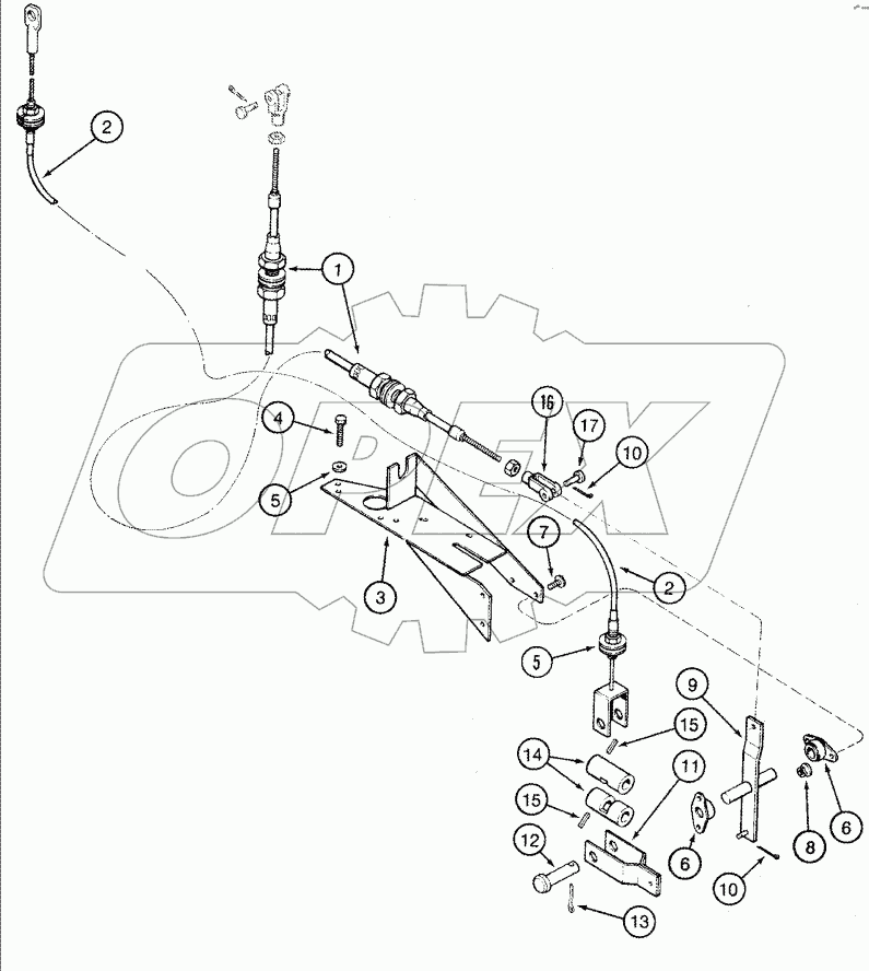 CONTROLS - TRANSMISSION LOWER SHIFT