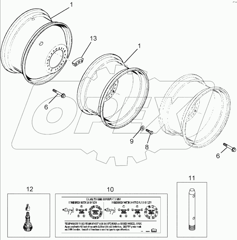 WHEELS - DRIVE- DUAL