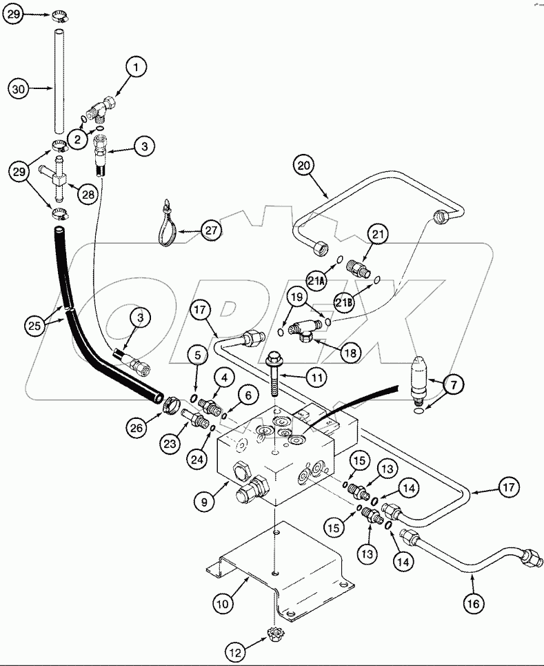 HYDRAULICS - BRAKE, PARKING AND TOW VALVE