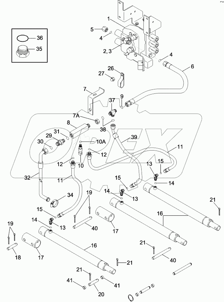 HYDRAULICS - HEADER LIFT