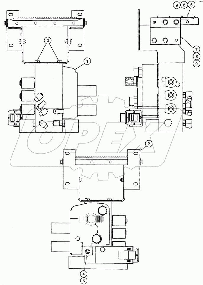 VALVE, CONTROL - MOUNTING