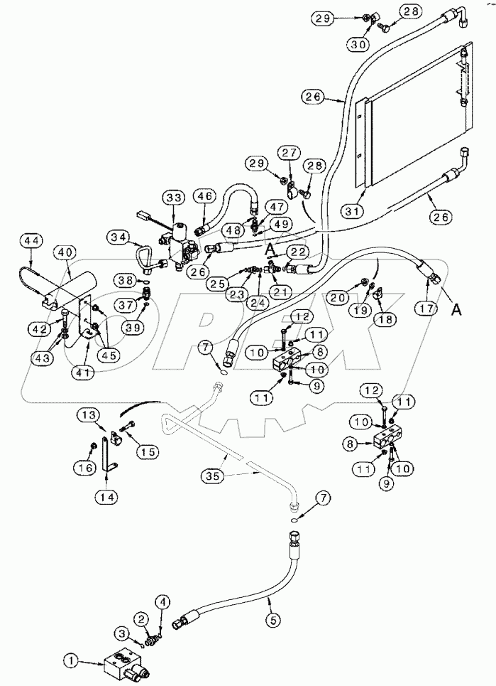 HYDRAULICS - SEPARATOR CLUTCH - PTO CIRCUIT