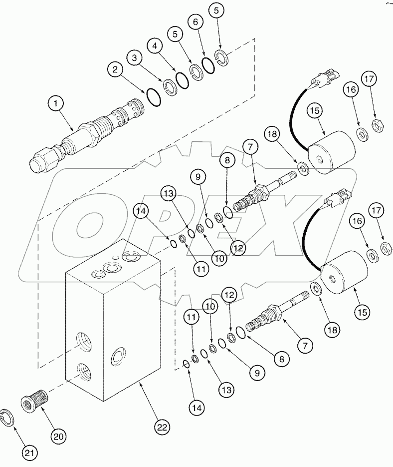 VALVE ASSY - CLUTCH, SEPARATOR/UNLOADER