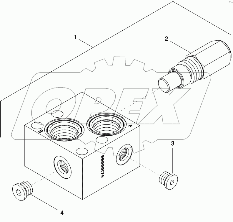 VALVE ASSY - ROTARY SCREEN BYPASS