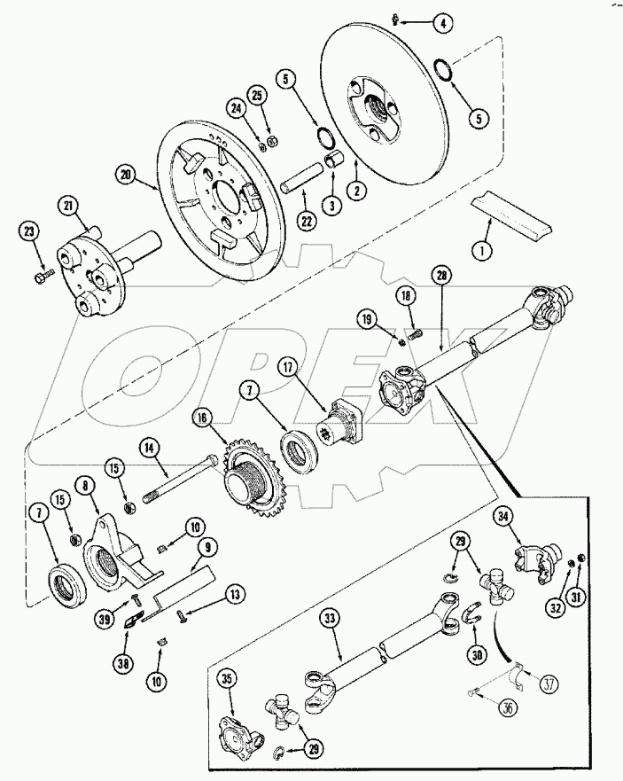 SEPARATOR - JACKSHAFT DRIVE