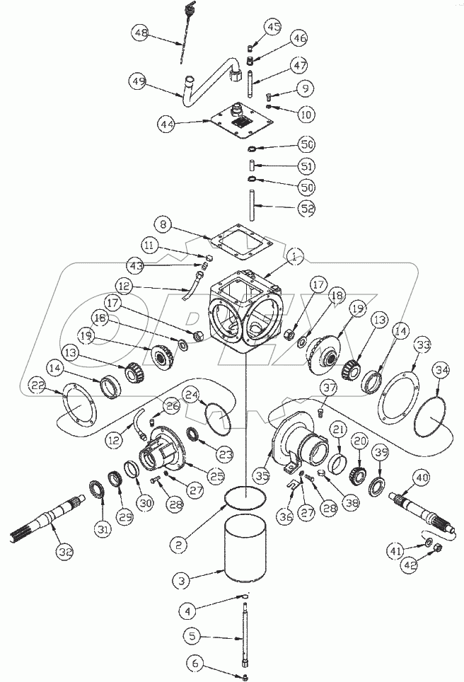 FEEDER - HOUSING, DRIVE AND FAN GEAR