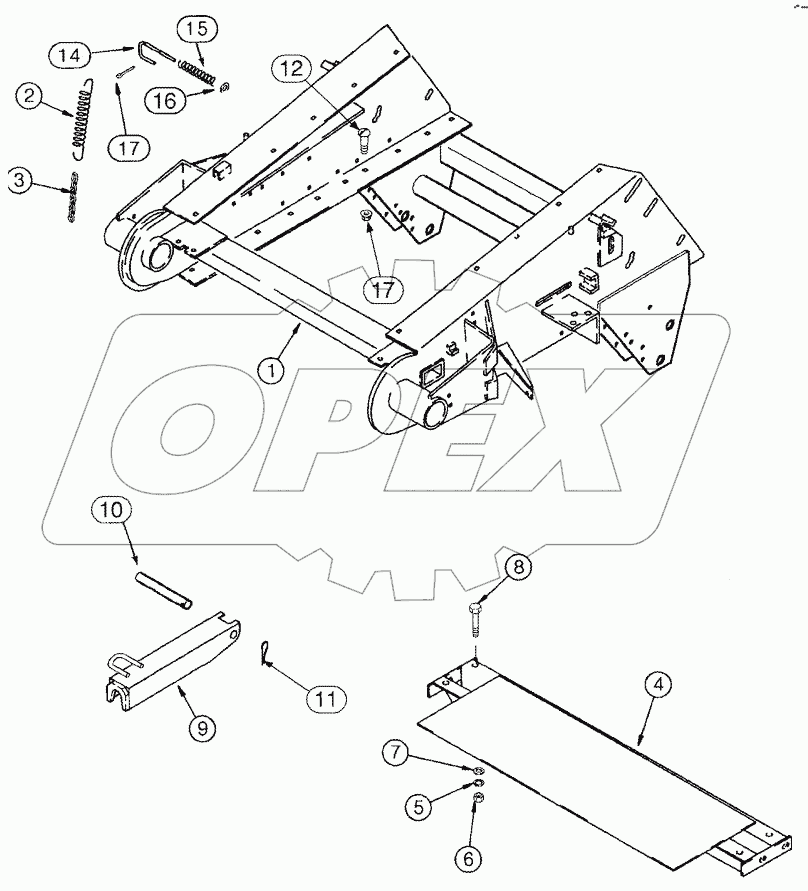 FEEDER - SUPPORTS AND LIFT BRACKET