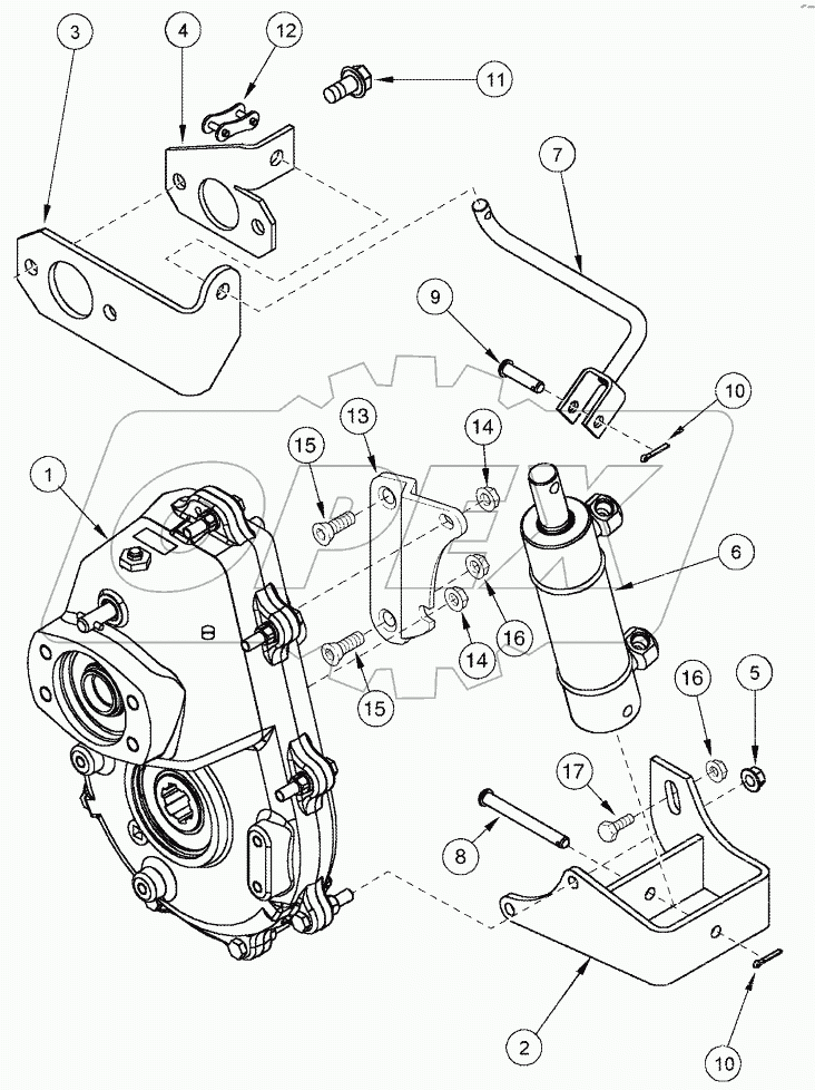 GEARBOX ASSY - FEEDER REVERSER