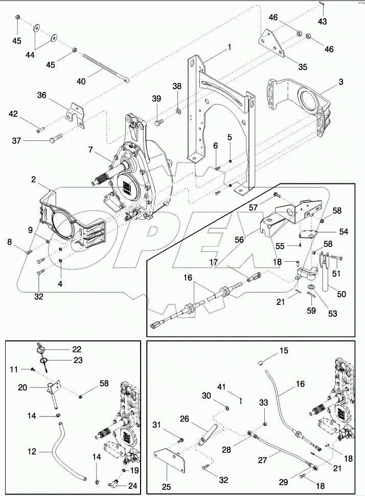 ROTOR DRIVE - GEARBOX MOUNTING
