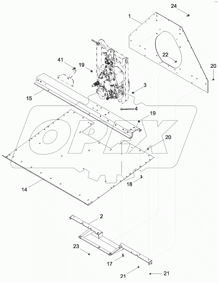 ROTOR DRIVE - MOUNTING SUPPORTS