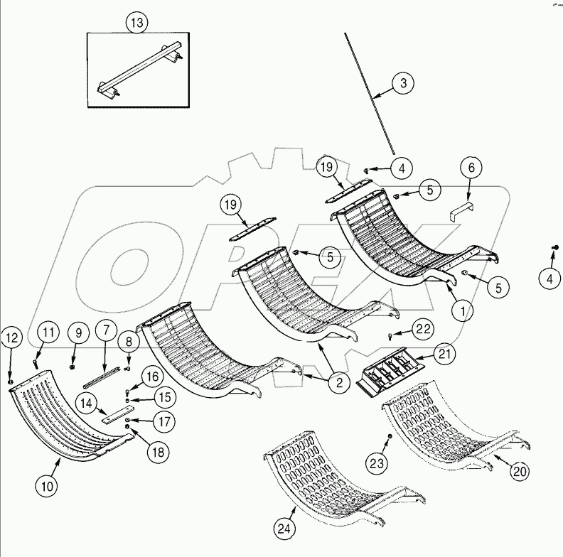CONCAVES - GRATES AND CONCAVES