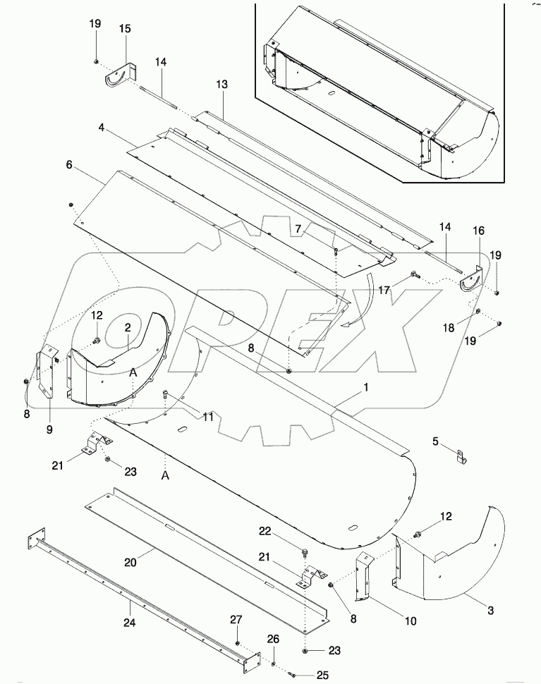 CLEANING FAN - HOUSING