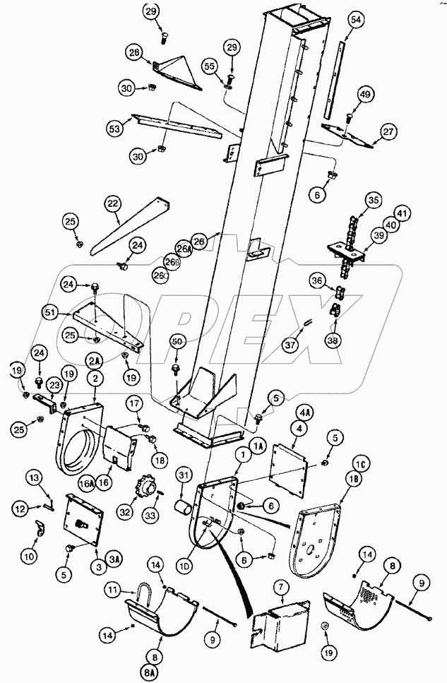 GRAIN ELEVATOR - HOUSING AND BOOT