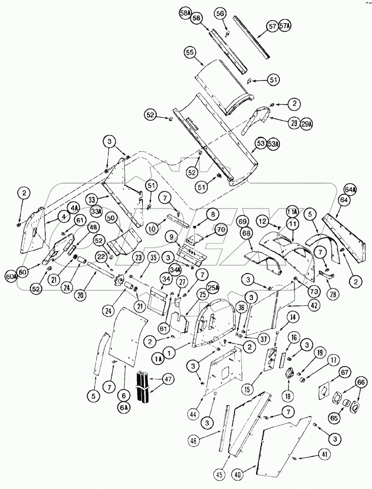 GRAIN ELEVATOR HEAD, INCLINED
