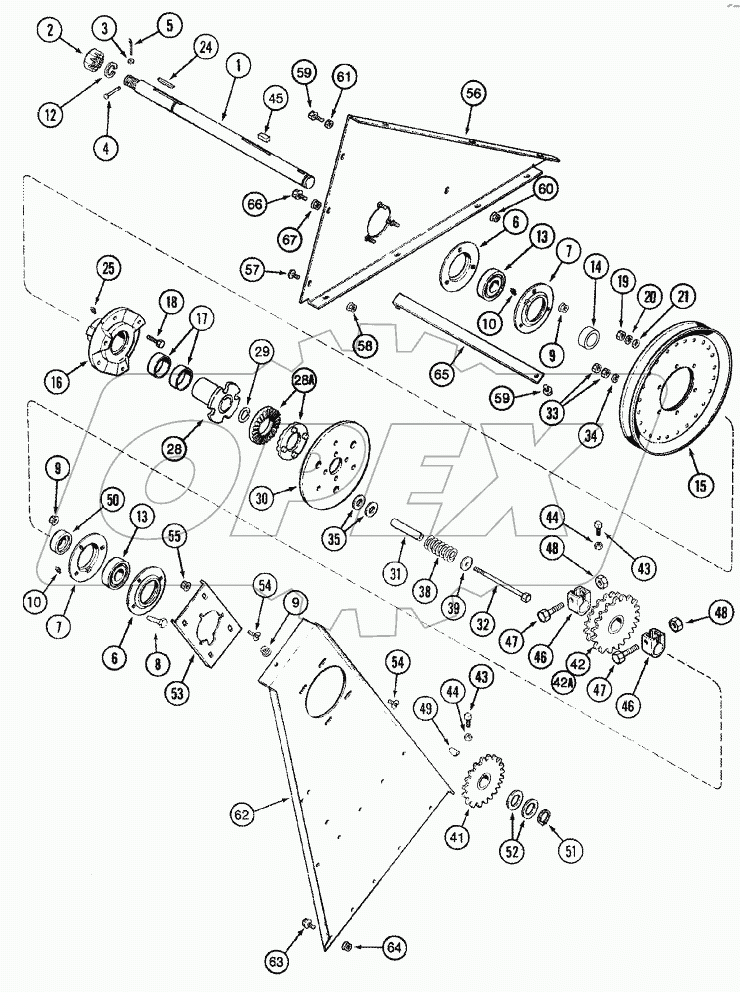 ELEVATOR - JACKSHAFT, DRIVE