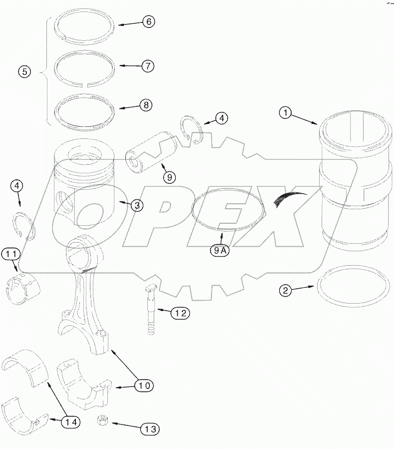 PISTONS - CONNECTING RODS