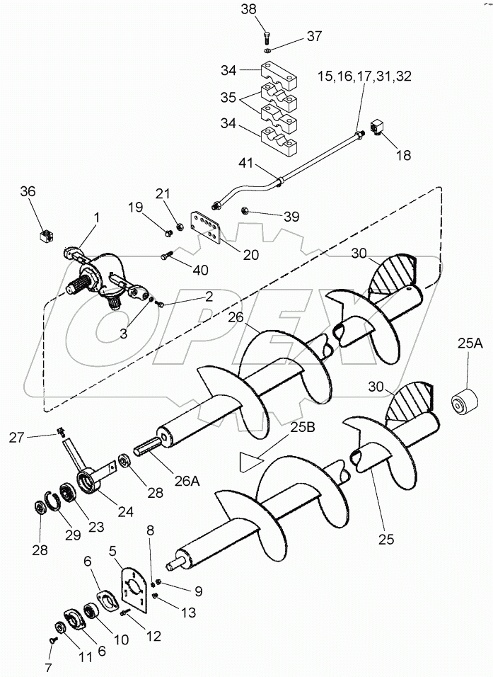 UNLOADER - AUGER, UPPER